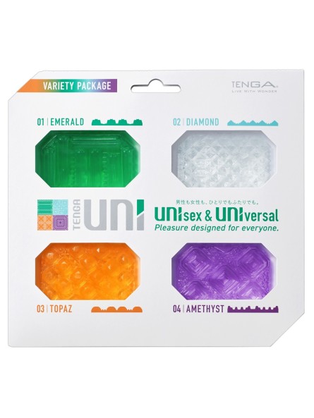 Zestaw Masturbatorów Uni Variety Pack Tenga