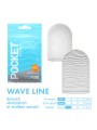 Masturbator Pocket Stroker Wave Line Tenga