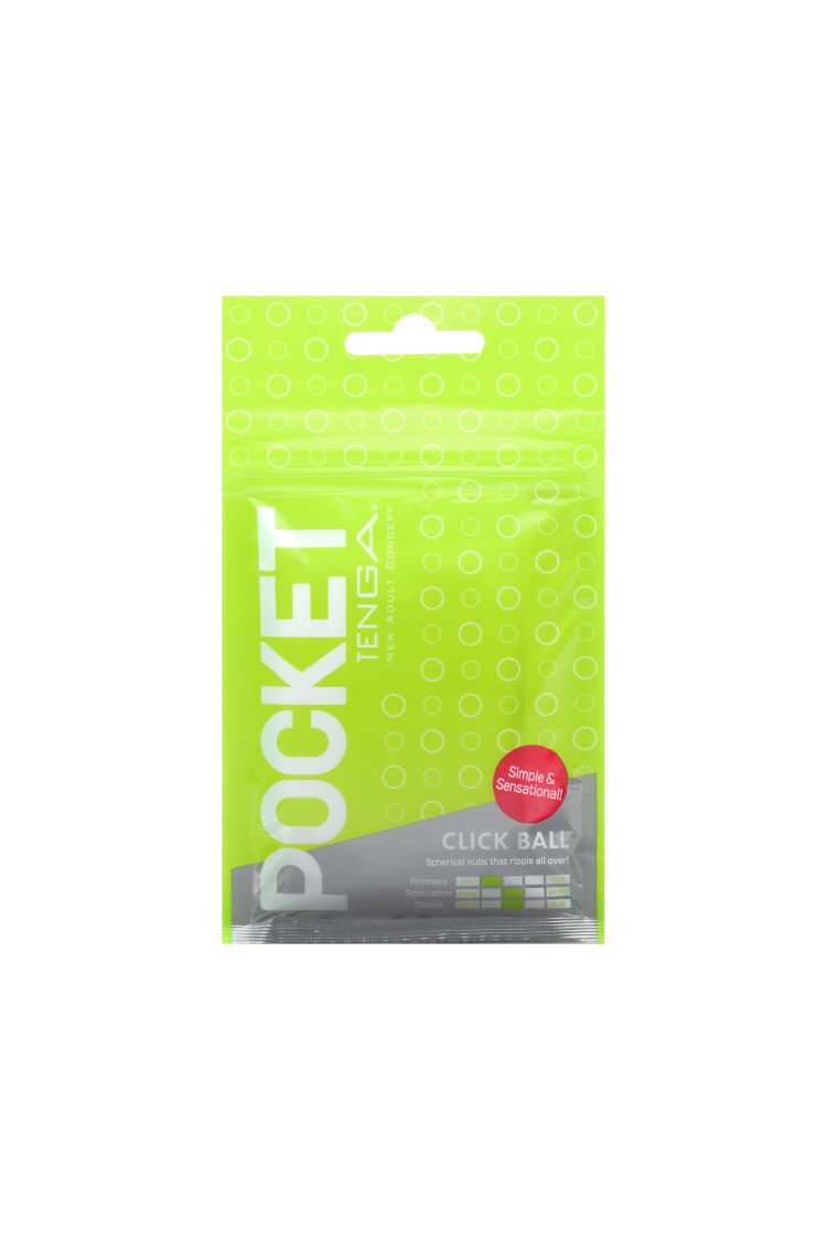 Masturbator Pocket Stroker Click Ball Tenga