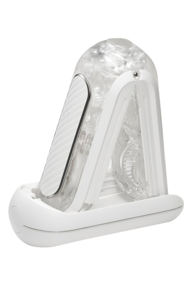 Masturbator Flip Zero Gravity  Electronic Vibration White Tenga