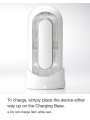 Masturbator Flip Zero Gravity  Electronic Vibration White Tenga