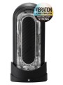 Masturbator Flip Zero Gravity  Electronic Vibration Black Tenga