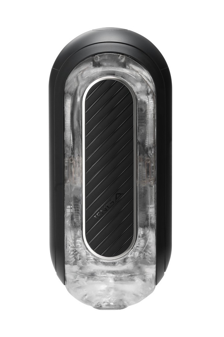 Masturbator Flip Zero Gravity  Electronic Vibration Black Tenga
