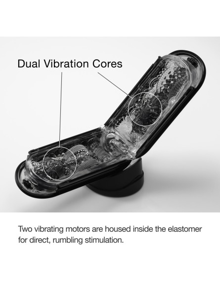 Masturbator Flip Zero Gravity  Electronic Vibration Black Tenga