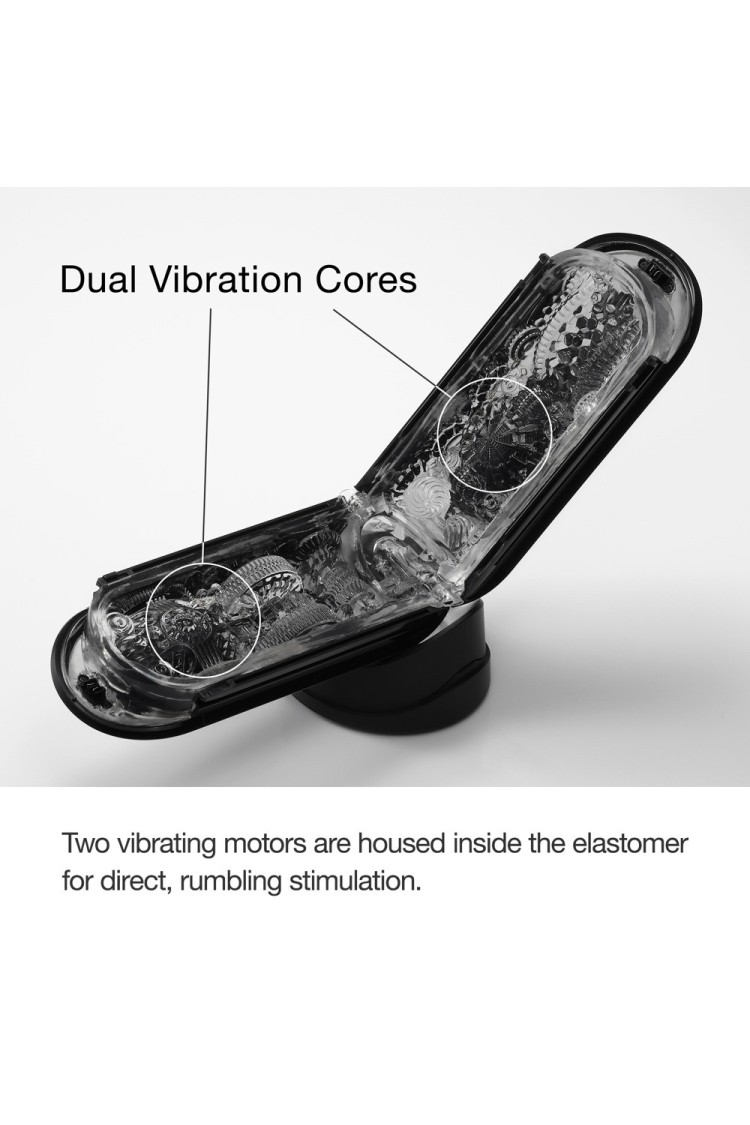 Masturbator Flip Zero Gravity  Electronic Vibration Black Tenga