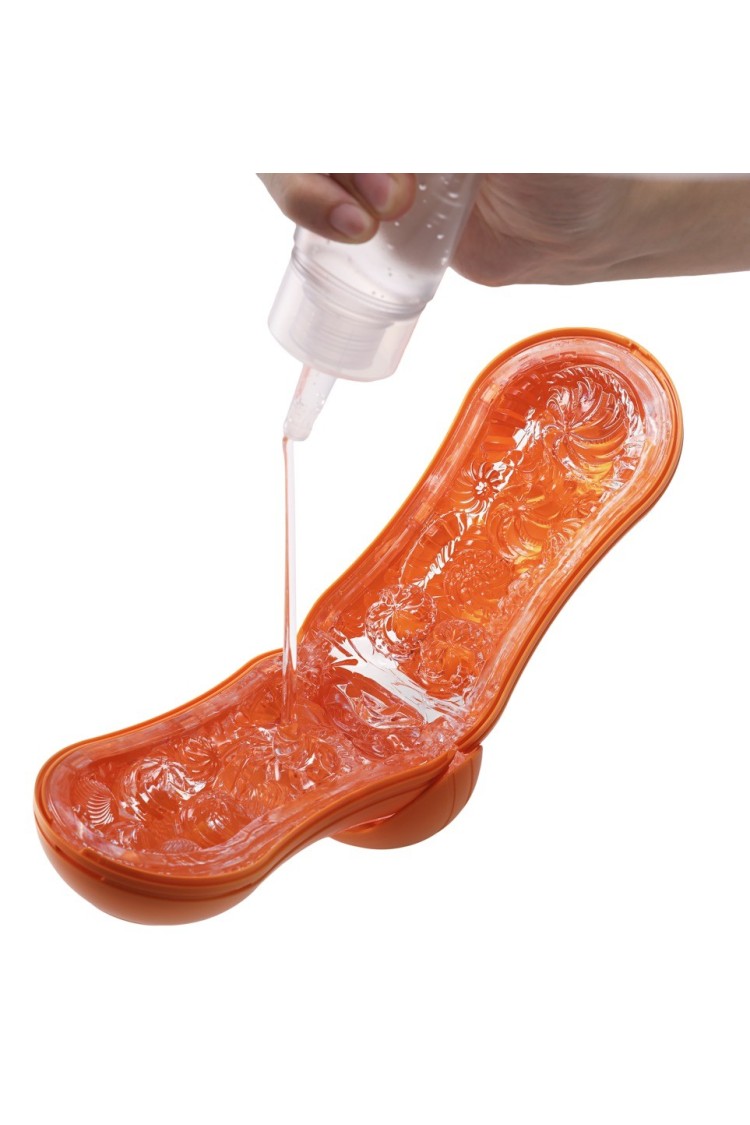 Masturbator Flip Orb Sunset Orange Tenga