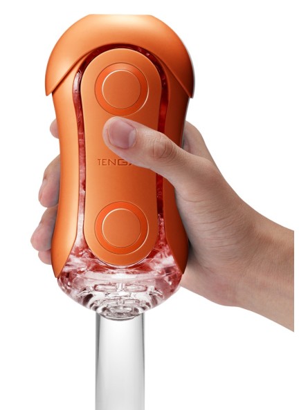 Masturbator Flip Orb Sunset Orange Tenga