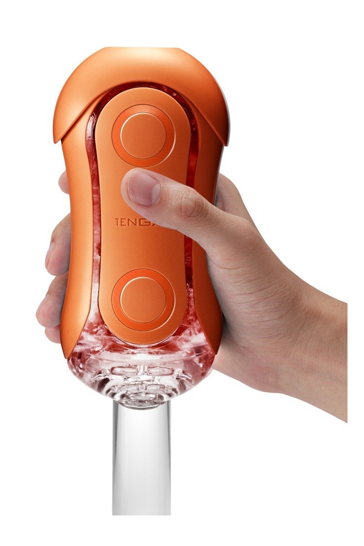 Masturbator Flip Orb Sunset Orange Tenga
