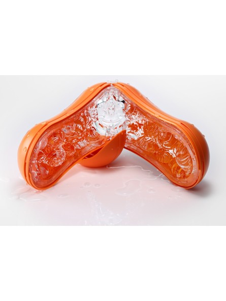 Masturbator Flip Orb Sunset Orange Tenga