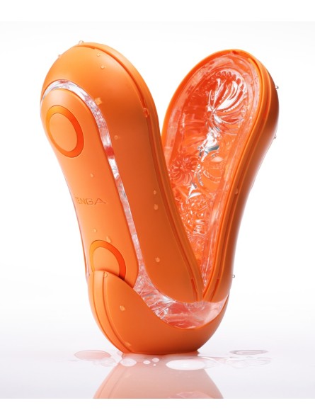 Masturbator Flip Orb Sunset Orange Tenga