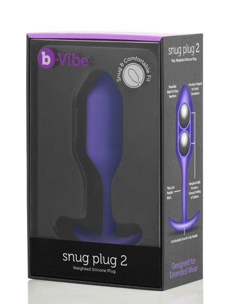 Korek analny Snug Plug 2 Purple b-Vibe