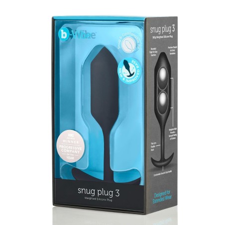 Korek analny Snug Plug 3 Black b-Vibe