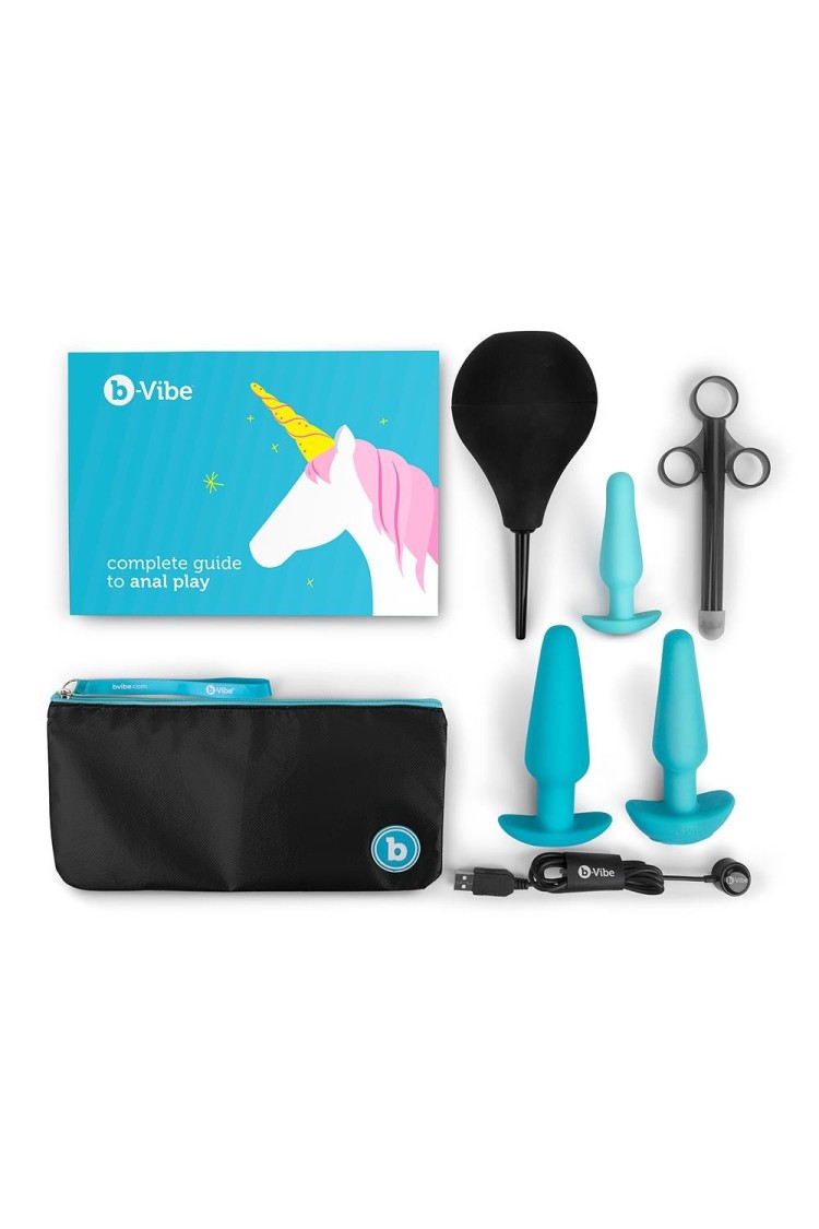 Zestaw treningowy Anal Education Set Blue b-Vibe