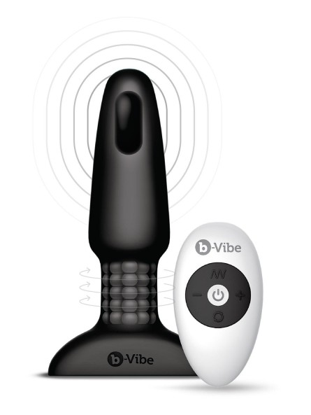 Korek analny Rimming Plug 2 Black b-Vibe