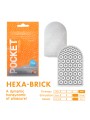 Masturbator Pocket Stroker Hexa-Brick Tenga
