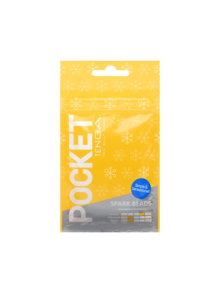 Masturbator Pocket Stroker Spark Beads Tenga