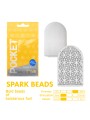 Masturbator Pocket Stroker Spark Beads Tenga
