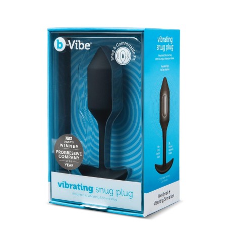 Korek analny Vibrating Snug Plug 2 Black b-Vibe