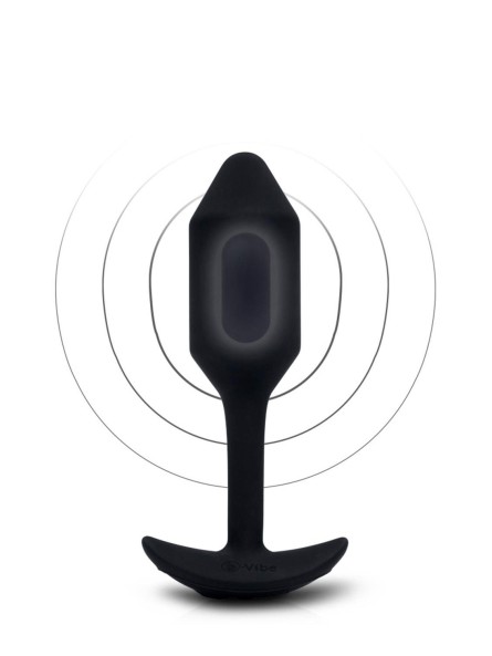 Korek analny Vibrating Snug Plug 2 Black b-Vibe