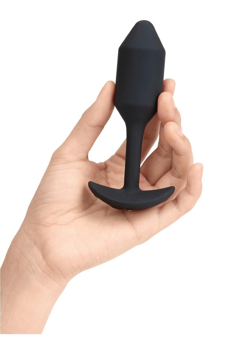Korek analny Vibrating Snug Plug 2 Black b-Vibe