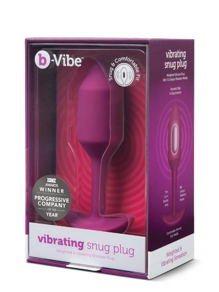 Korek analny Vibrating Snug Plug 2 Rose b-Vibe