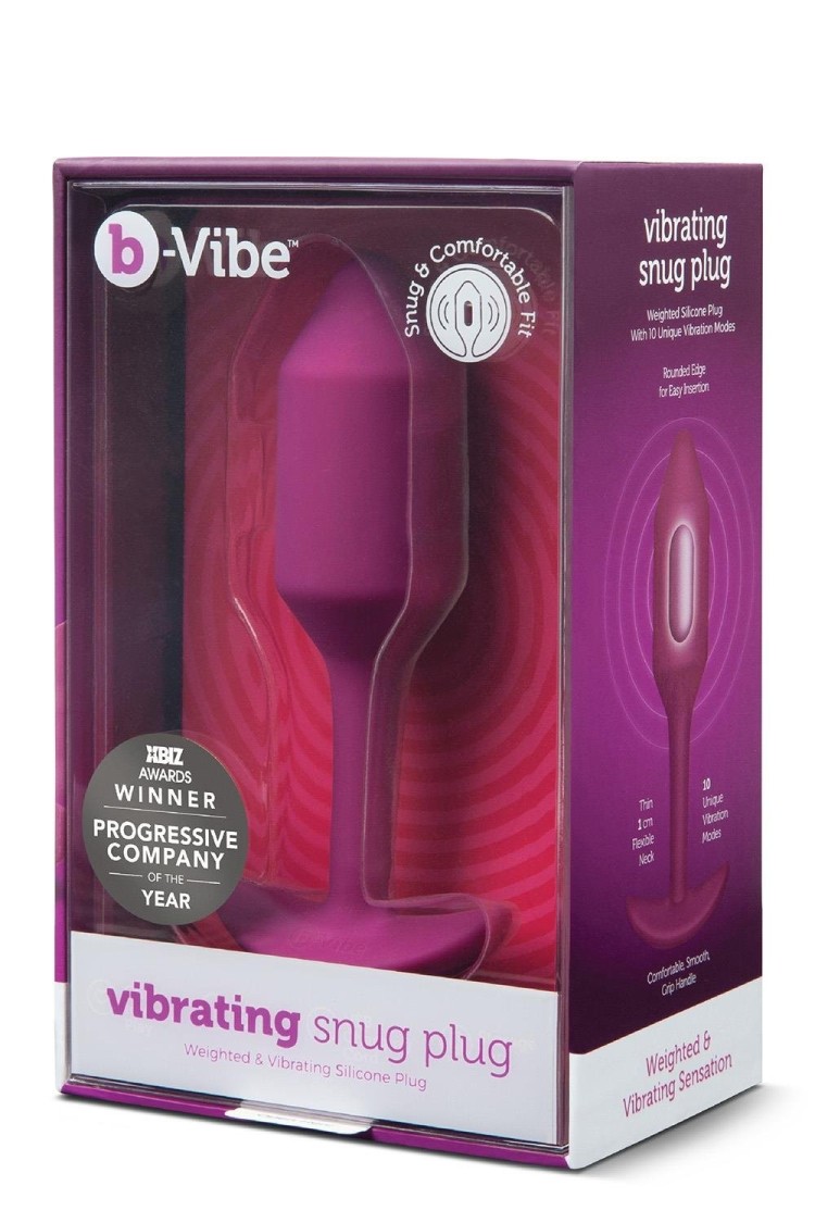 Korek analny Vibrating Snug Plug 2 Rose b-Vibe