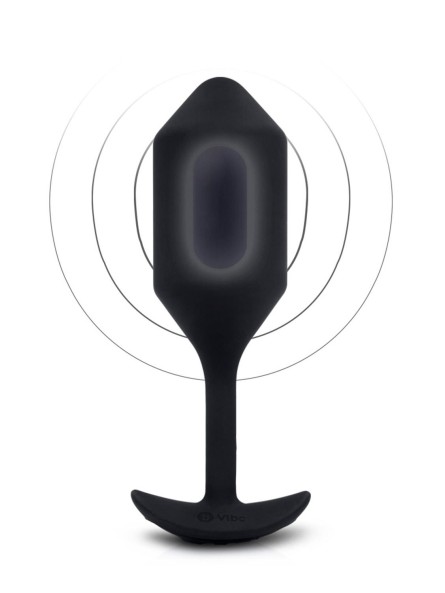 Korek analny Vibrating Snug Plug 4 Black b-Vibe