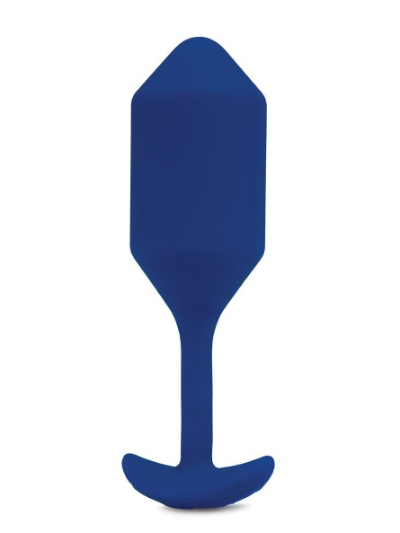 Korek analny Vibrating Snug Plug 4 Navy b-Vibe