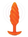Korek analny Swirl Texture Plug Orange b-Vibe