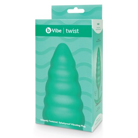 Korek analny Twist Texture Plug Green b-Vibe