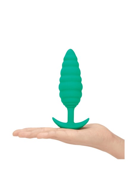 Korek analny Twist Texture Plug Green b-Vibe