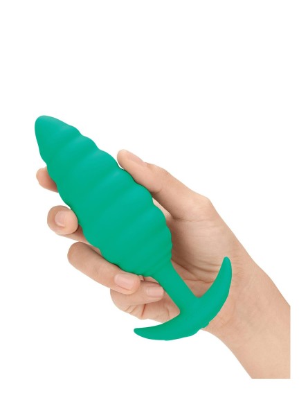 Korek analny Twist Texture Plug Green b-Vibe