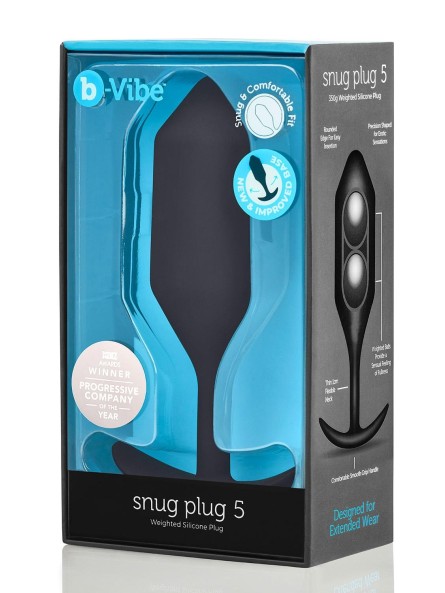 Korek analny Snug Plug 5 Black b-Vibe