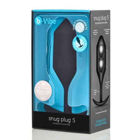 Korek analny Snug Plug 5 Black b-Vibe