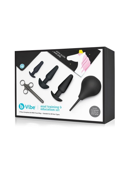 Zestaw zabawek analnych Anal Education Set Black b-Vibe