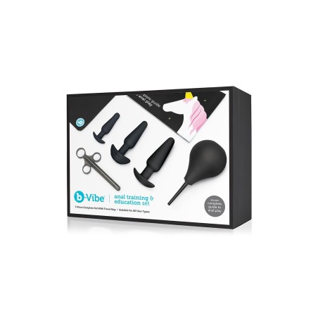 Zestaw zabawek analnych Anal Education Set Black b-Vibe