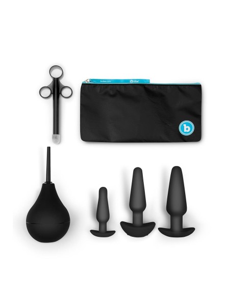 Zestaw zabawek analnych Anal Education Set Black b-Vibe