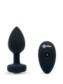 Korek analny Vibrating Jewel Plug M/L Black b-Vibe