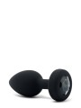 Korek analny Vibrating Jewel Plug M/L Black b-Vibe