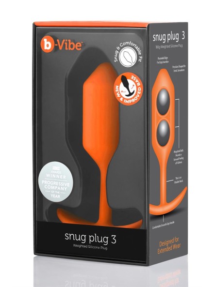 Korek analny Snug Plug 3 Orange b-Vibe