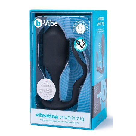 Korek analny Vibrating Snug & Tug Xl Black b-Vibe