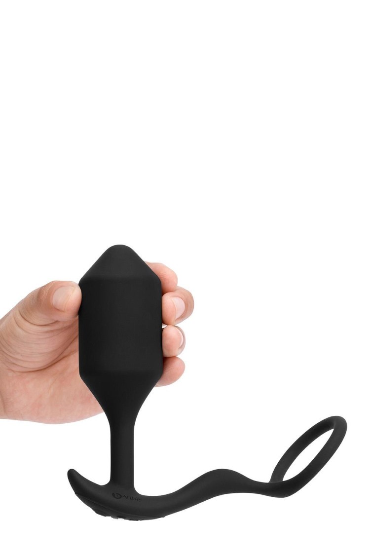 Korek analny Vibrating Snug & Tug Xl Black b-Vibe