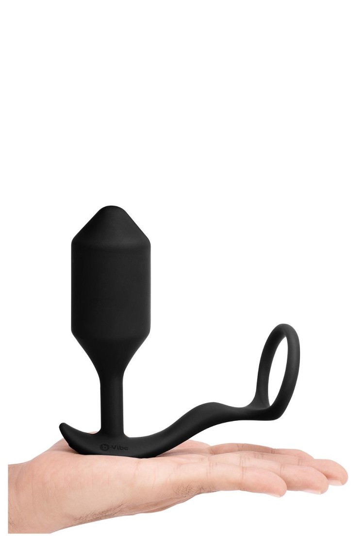 Korek analny Vibrating Snug & Tug Xl Black b-Vibe