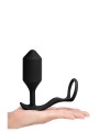 Korek analny Vibrating Snug & Tug Xl Black b-Vibe