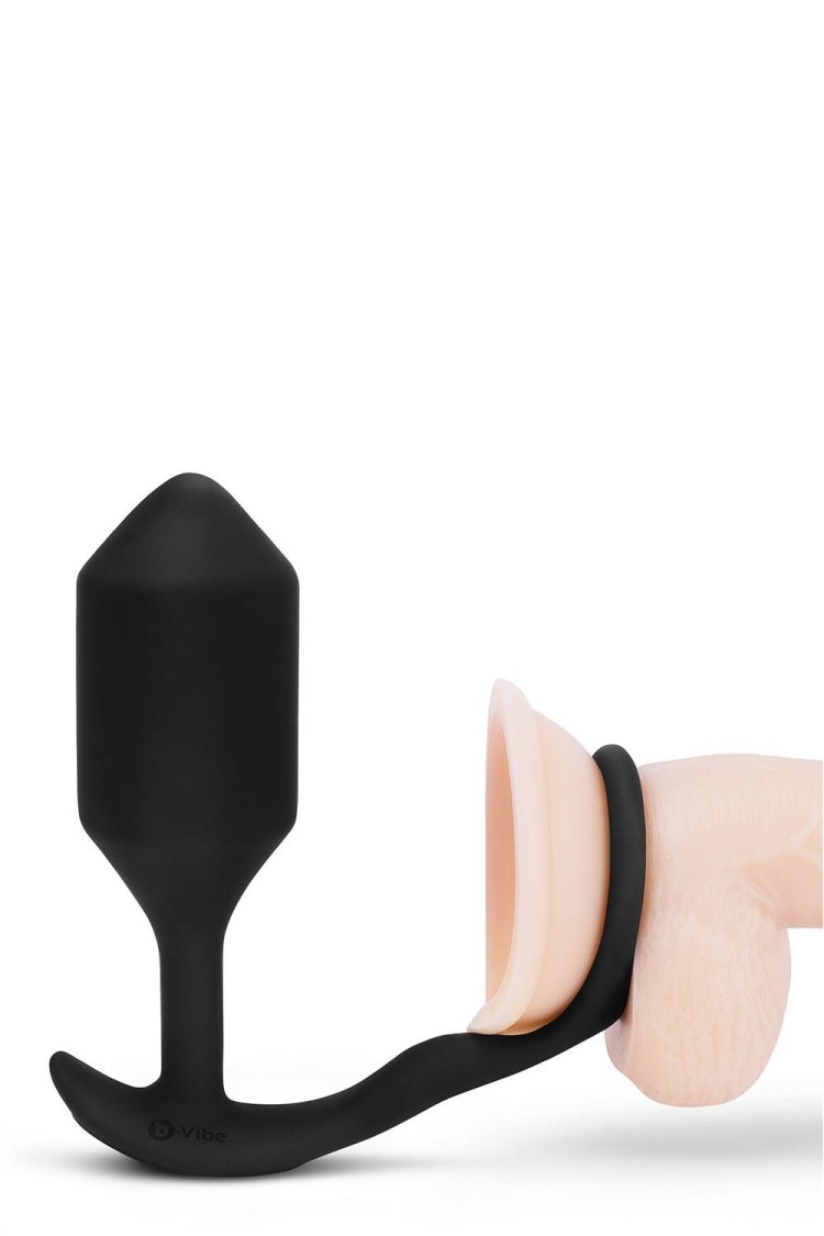Korek analny Vibrating Snug & Tug Xl Black b-Vibe