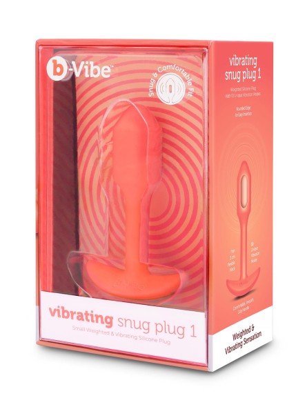 Korek analny Vibrating Snug Plug 1 Orange b-Vibe