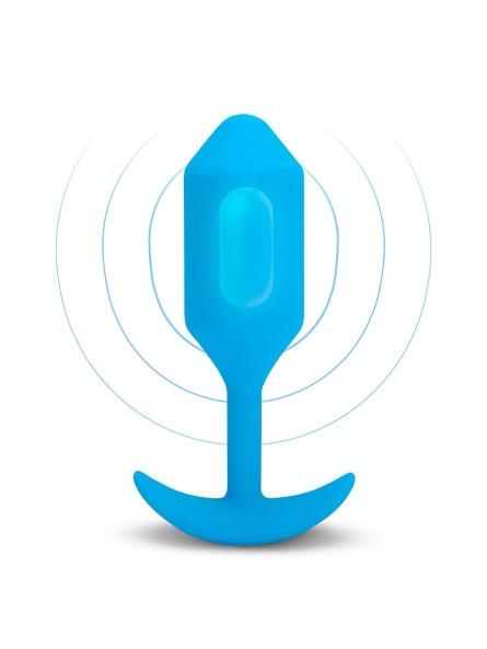 Korek analny Vibrating Snug Plug 3 Blue b-Vibe