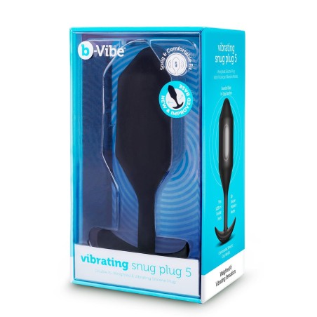Korek analny Vibrating Snug Plug 5 Black b-Vibe