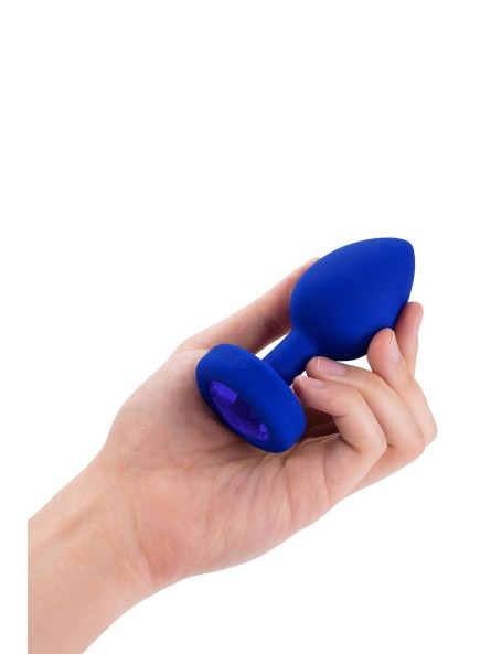 Korek analny Vibrating Jewel Plug L/Xl Navy b-Vibe