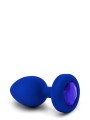 Korek analny Vibrating Jewel Plug L/Xl Navy b-Vibe